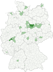 Verteilung des Namens Trippler